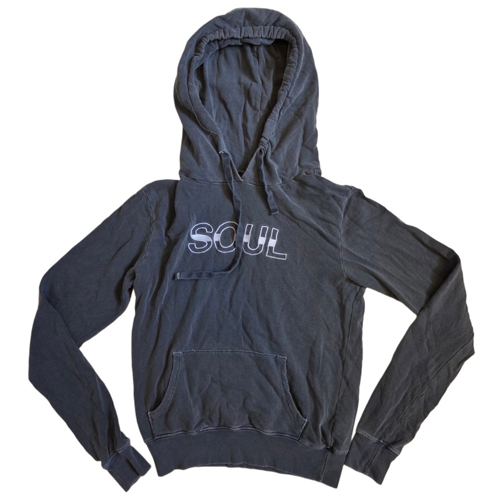 SOULCYCLE Natural Charcoal Hoodie Sweater